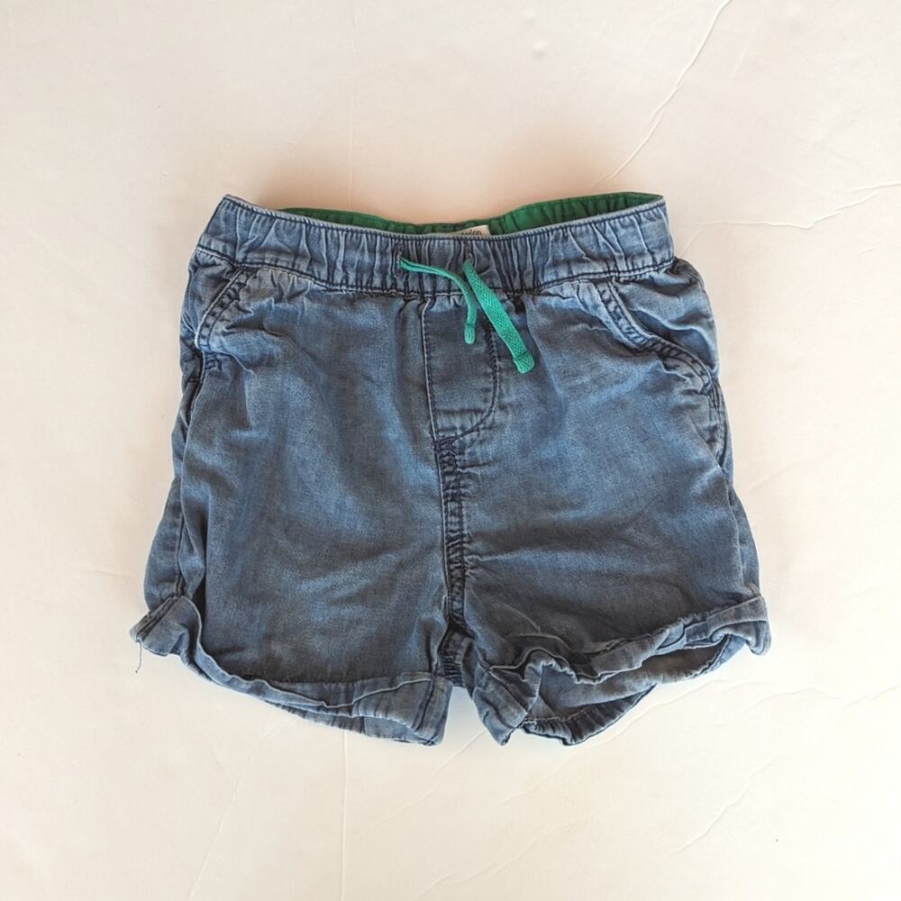 Baby Boden Shorts Boys Sz 18-24m Lightweight Denim